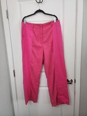 3/$25 SHEIN Hot Pink Wide-Leg Pants